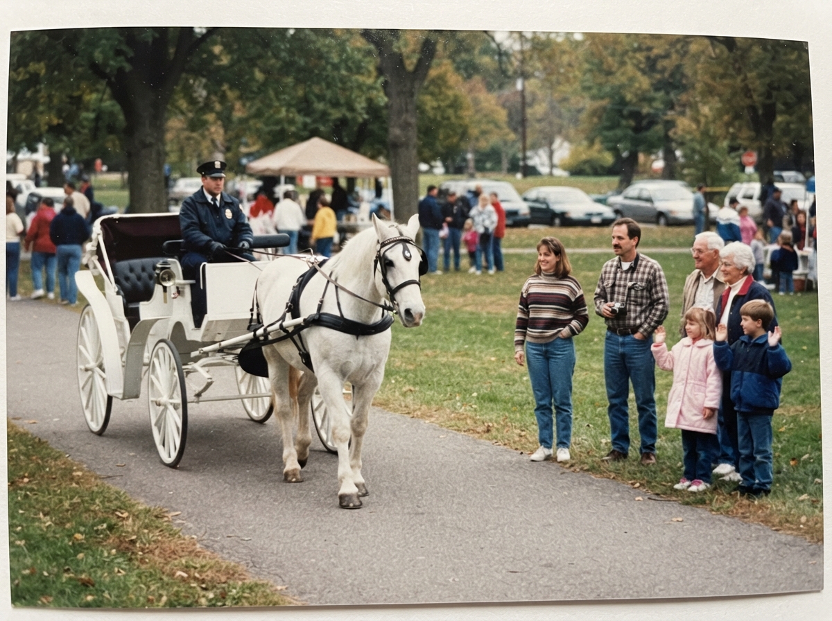 Carriage at a community event